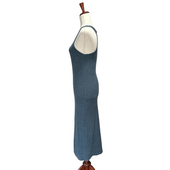 Allbirds Women's Sleeveless Maxi Dress Size Small "The Ribbed Dress" Blue (15) - Picture 6 of 12